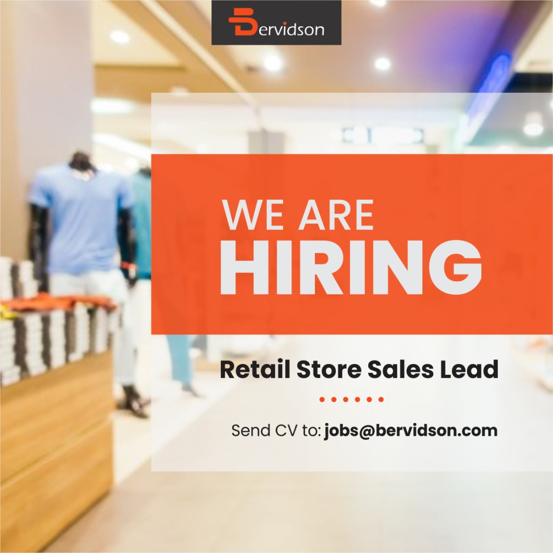 Job Opportunity - Retail Store Sales Lead!